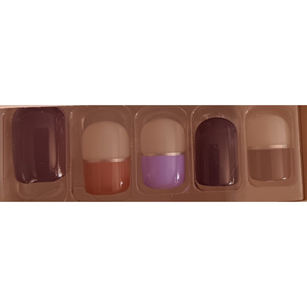 Nail set 24 Piece New Press On Artificial Sets Professional textured art